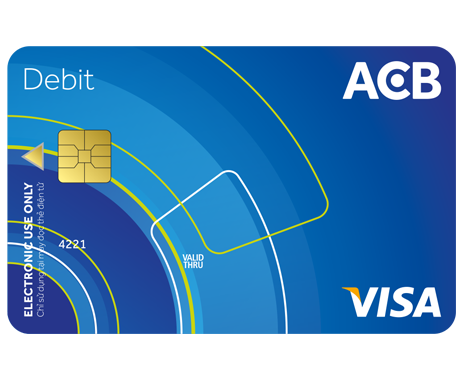  Hướng dẫn mở thẻ visa debit thanh toán quốc tế ngân hàng ACB