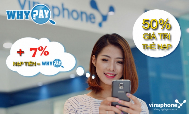 Vinphone tặng 50% giá trị thẻ nạp ngày 15/12 cho các thuê bao nhận được tin nhắn